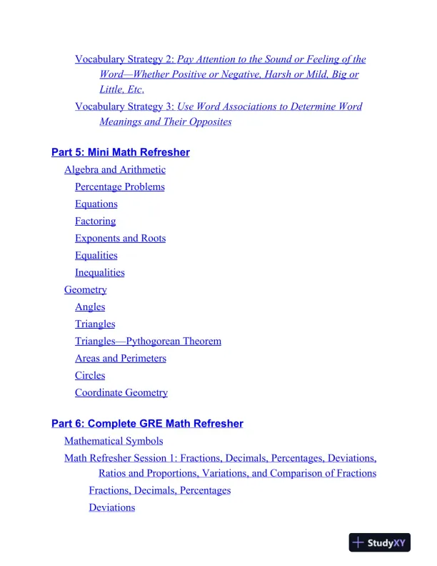 Gruber's Complete GRE Guide 2019-2020 (2019) - Page 16 preview image