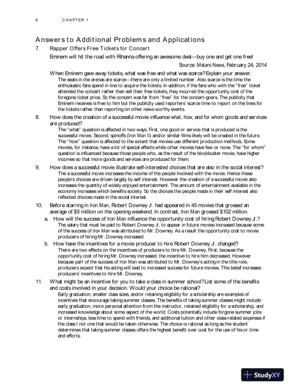 Solution Manual for Economics, Global Edition, 12th Edition - Page 8 preview image