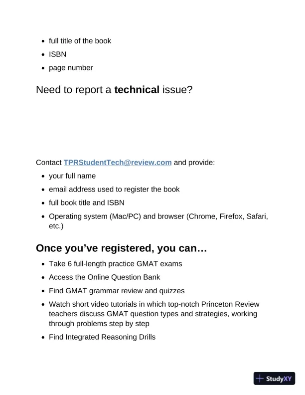 Princeton Review GMAT Premium Prep, 2024: 6 Computer-Adaptive Practice Tests + Online Question Bank (2023) - Page 12 preview image
