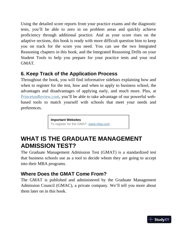 Princeton Review GMAT Premium Prep, 2024: 6 Computer-Adaptive Practice Tests + Online Question Bank (2023) - Page 21 preview image