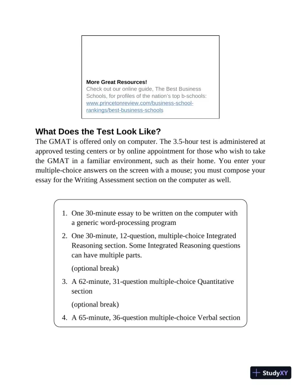 Princeton Review GMAT Premium Prep, 2024: 6 Computer-Adaptive Practice Tests + Online Question Bank (2023) - Page 22 preview image