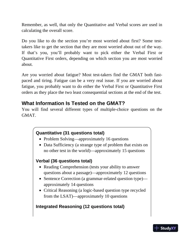 Princeton Review GMAT Premium Prep, 2024: 6 Computer-Adaptive Practice Tests + Online Question Bank (2023) - Page 25 preview image