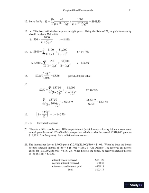 Practical Investment Management 4th Edition Solution Manual - Page 12 preview image