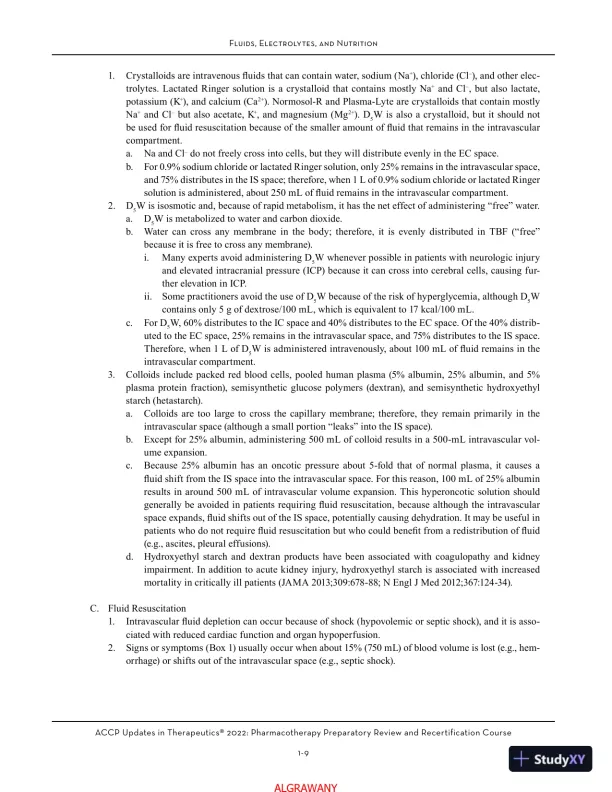 ACCP Updates in Therapeutics® 2022: Pharmacotherapy Preparatory Review and Recertification Course (2022) - Page 15 preview image