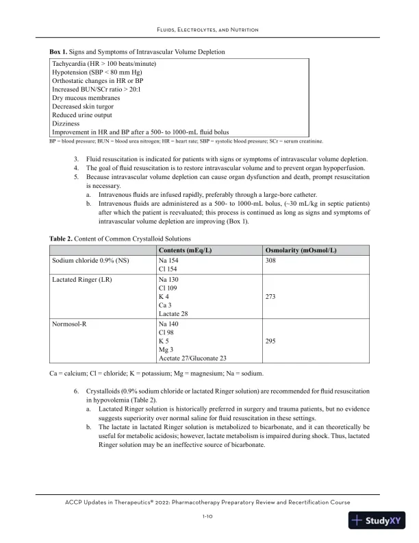 ACCP Updates in Therapeutics® 2022: Pharmacotherapy Preparatory Review and Recertification Course (2022) - Page 16 preview image