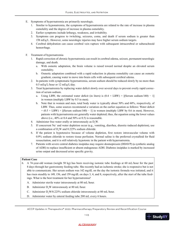 ACCP Updates in Therapeutics® 2022: Pharmacotherapy Preparatory Review and Recertification Course (2022) - Page 29 preview image