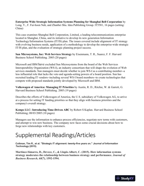 Managing And Using Information System, 5th Edition Solution Manual - Page 11 preview image
