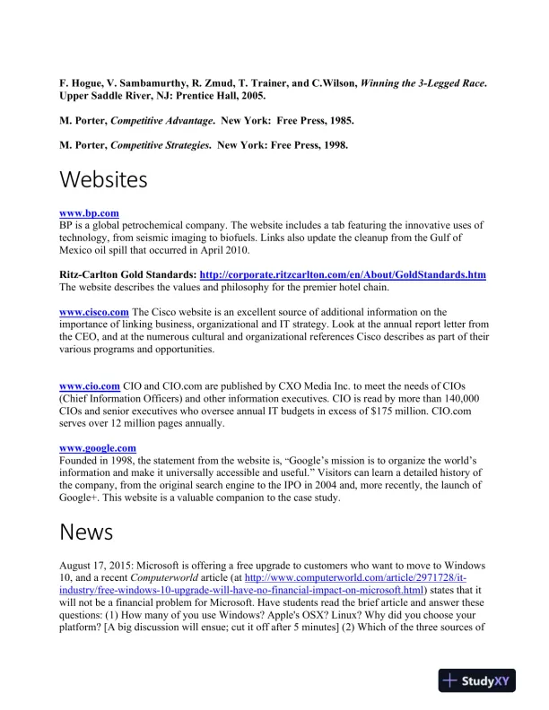 Managing And Using Information System, 5th Edition Solution Manual - Page 14 preview image
