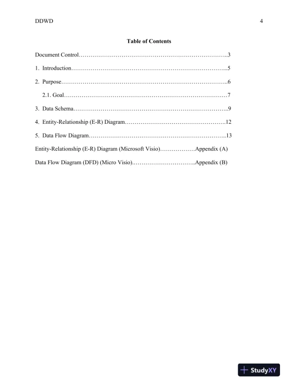 CIS 499 Database and Data Warehousing Design - Page 5 preview image