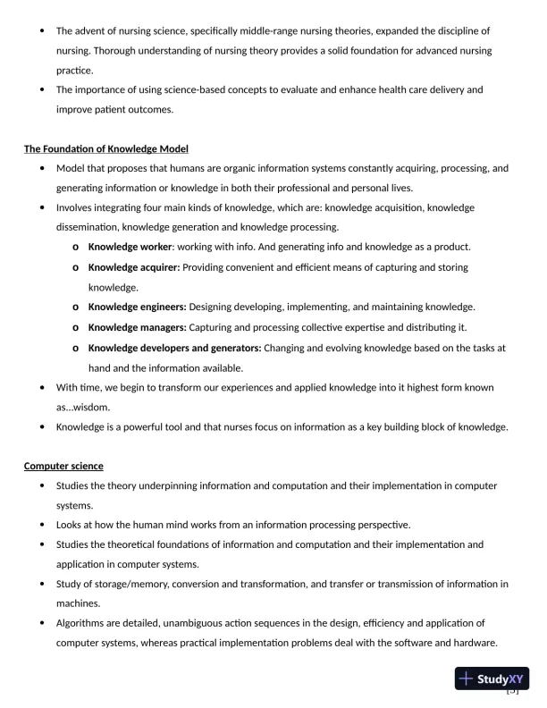 NR599 Midterm Review Practice Exam with Answers (96 Solved Questions) - Page 4 preview image