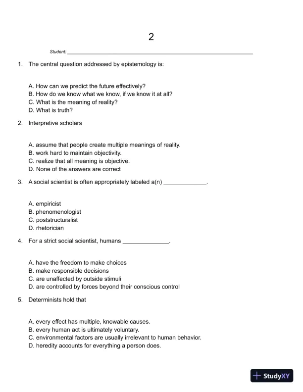 A First Look at Communication Theory (Conversations with Communication Theorists) 9th Edition Test Bank - Page 12 preview image