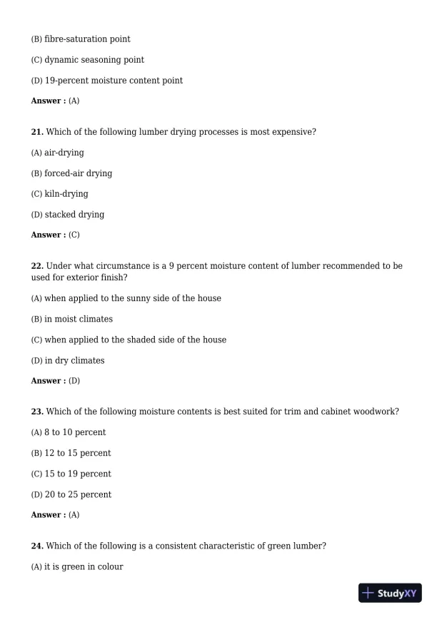 Test Bank for Carpentry, 3rd Edition - Page 7 preview image