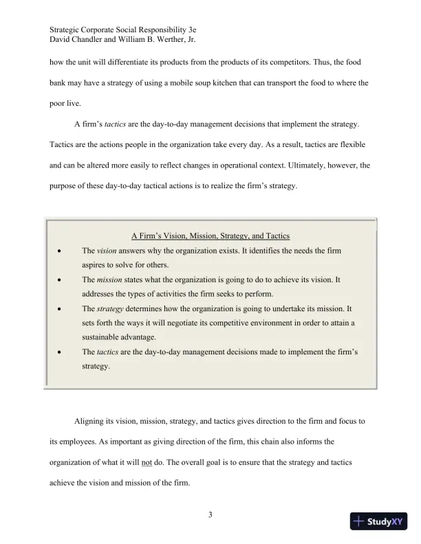 Strategic Corporate Social Responsibility: Stakeholders, Globalization, and Sustainable Value Creation Third Edition Solution Manual - Page 13 preview image