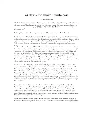 Junko furuta - Page 1 preview image