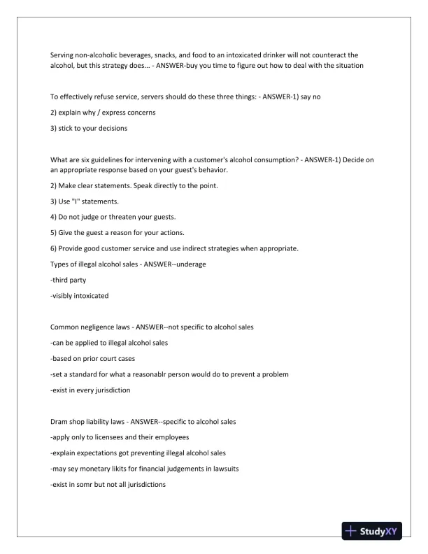 2023-2024 Pharmacology Tips Certification Exam With Answers (152 Solved Questions) - Page 7 preview image