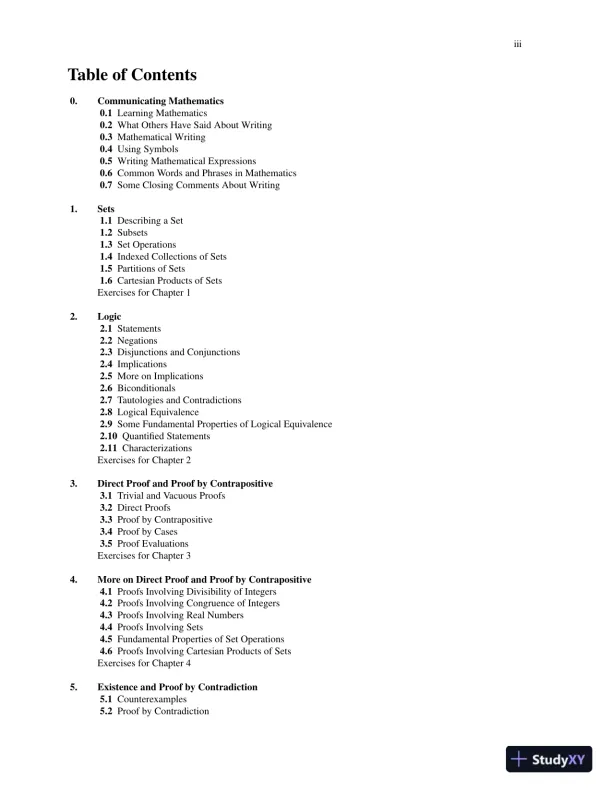 Solution Manual for Mathematical Proofs: A Transition to Advanced Mathematics, 4th Edition - Page 3 preview image