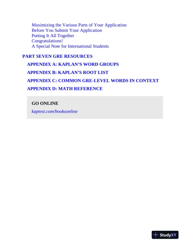 GRE Prep Plus 2024: 6 Practice Tests + Proven Strategies + Online (2023) - Page 13 preview image