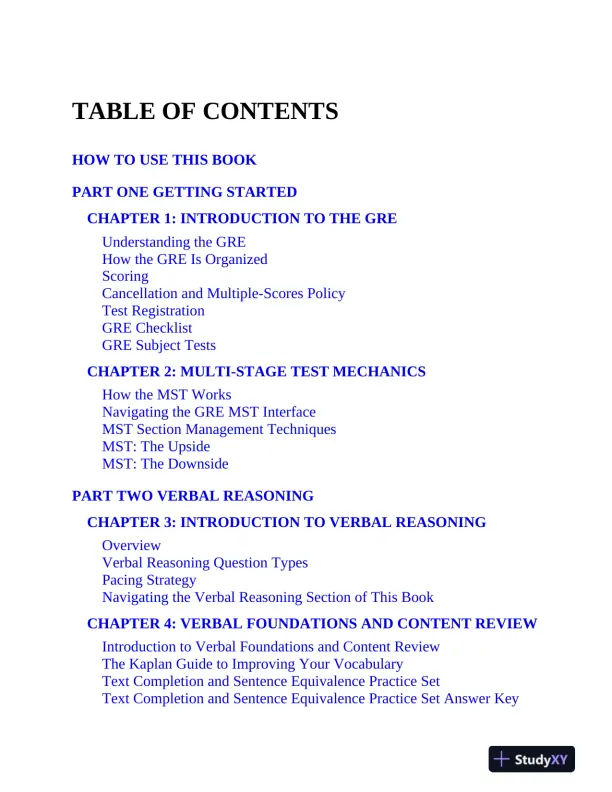 GRE Prep Plus 2024: 6 Practice Tests + Proven Strategies + Online (2023) - Page 6 preview image