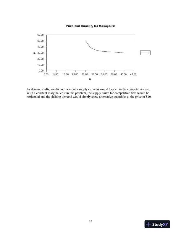 Solution Manual For Industrial Organization: Contemporary Theory and Empirical Applications, 5th Edition - Page 13 preview image