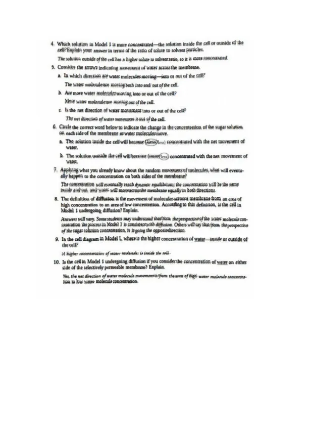11 Transport in Cells-S (KEY) - Page 2 preview image