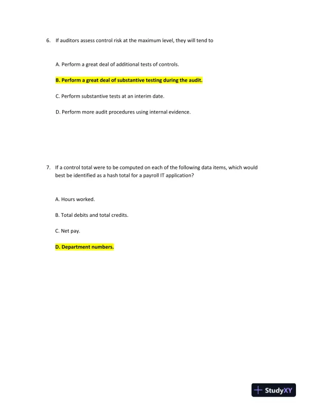 Understanding Internal Control and Audit Processes - Page 4 preview image