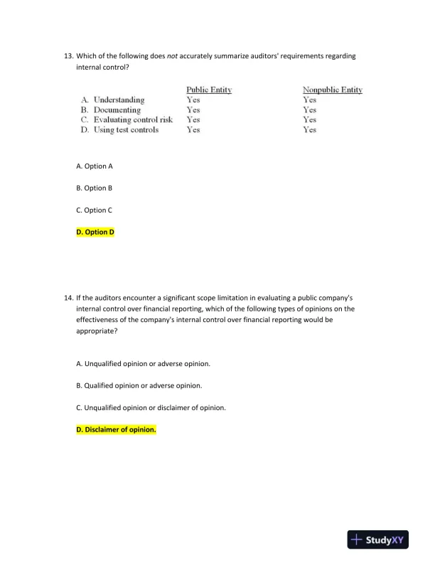 Understanding Internal Control and Audit Processes - Page 8 preview image