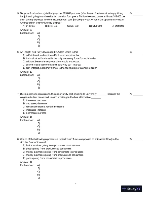 Economics, Fourteenth Canadian Edition Test Bank - Page 4 preview image