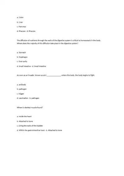 TEAS 7 Science Practice Test Questions and Answers - Page 2 preview image