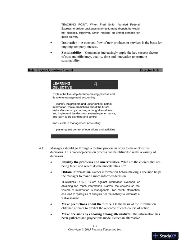 Class Notes For Cost Accounting, 15th Edition - Page 8 preview image