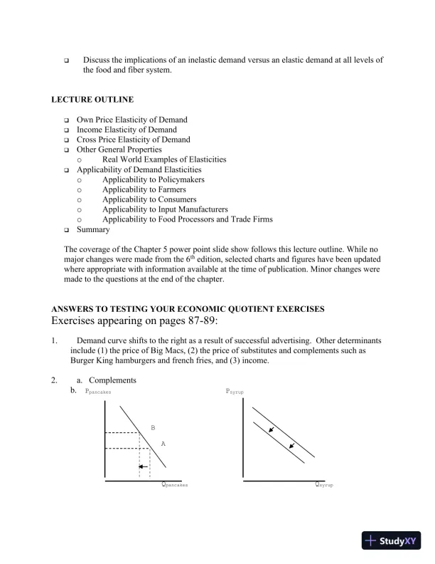 Solution Manual for Introduction to Agricultural Economics, 7th Edition - Page 22 preview image