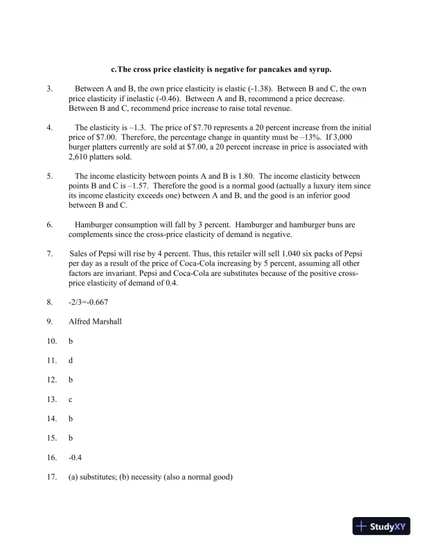 Solution Manual for Introduction to Agricultural Economics, 7th Edition - Page 23 preview image