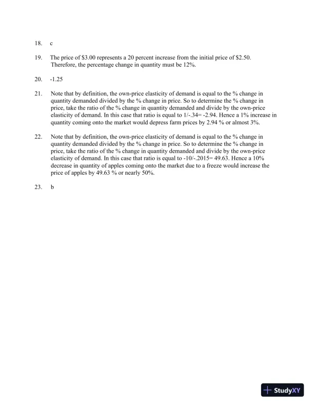 Solution Manual for Introduction to Agricultural Economics, 7th Edition - Page 24 preview image