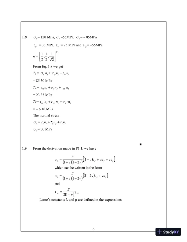 Solution Manual for Introduction to Finite Elements in Engineering, 4th Edition - Page 10 preview image