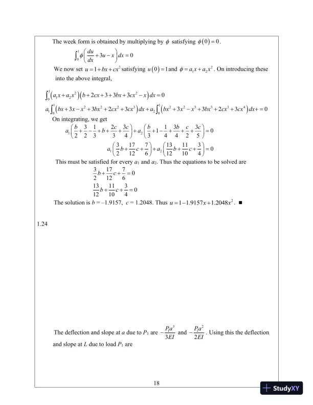 Solution Manual for Introduction to Finite Elements in Engineering, 4th Edition - Page 22 preview image