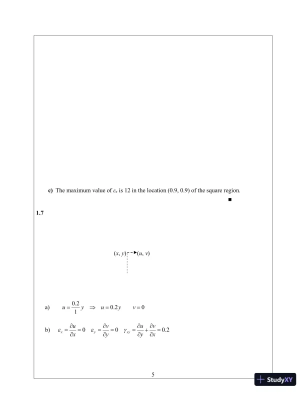 Solution Manual for Introduction to Finite Elements in Engineering, 4th Edition - Page 9 preview image