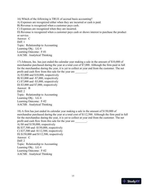 Test Bank for Principles of Managerial Finance, 8th Edition - Page 17 preview image