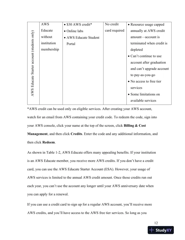 Solution Manual for CompTIA Cloud+ Guide to Cloud Computing: Networking, 1st Edition - Page 13 preview image