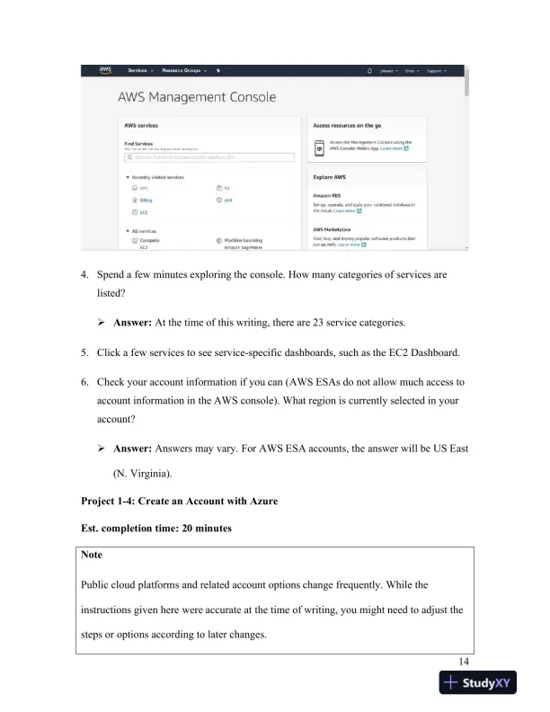 Solution Manual for CompTIA Cloud+ Guide to Cloud Computing: Networking, 1st Edition - Page 15 preview image