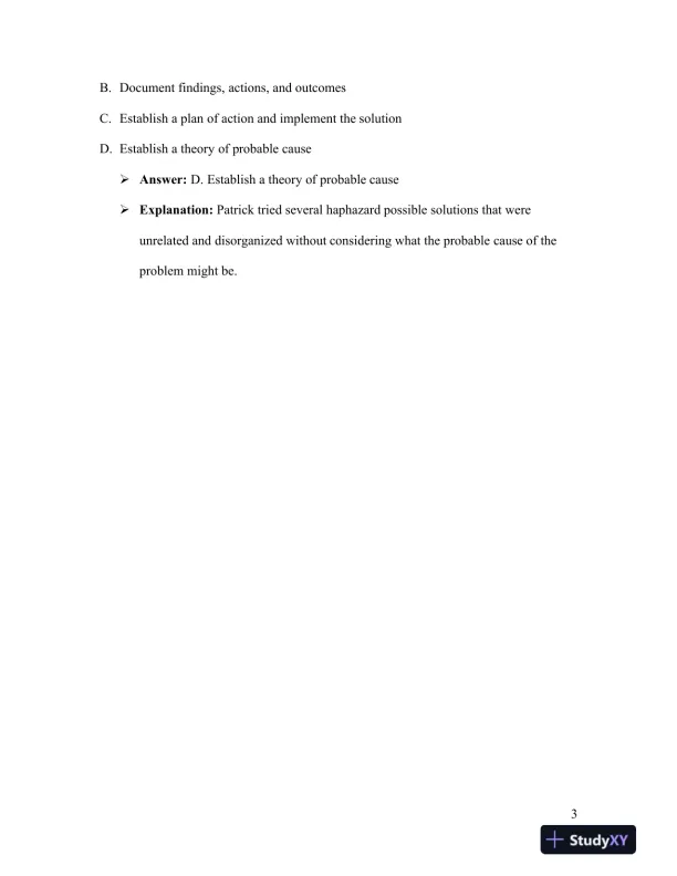 Solution Manual for CompTIA Cloud+ Guide to Cloud Computing: Networking, 1st Edition - Page 4 preview image