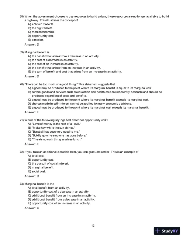 Test Bank for Macroeconomics: Canada in the Global Environment, 10th Edition - Page 13 preview image