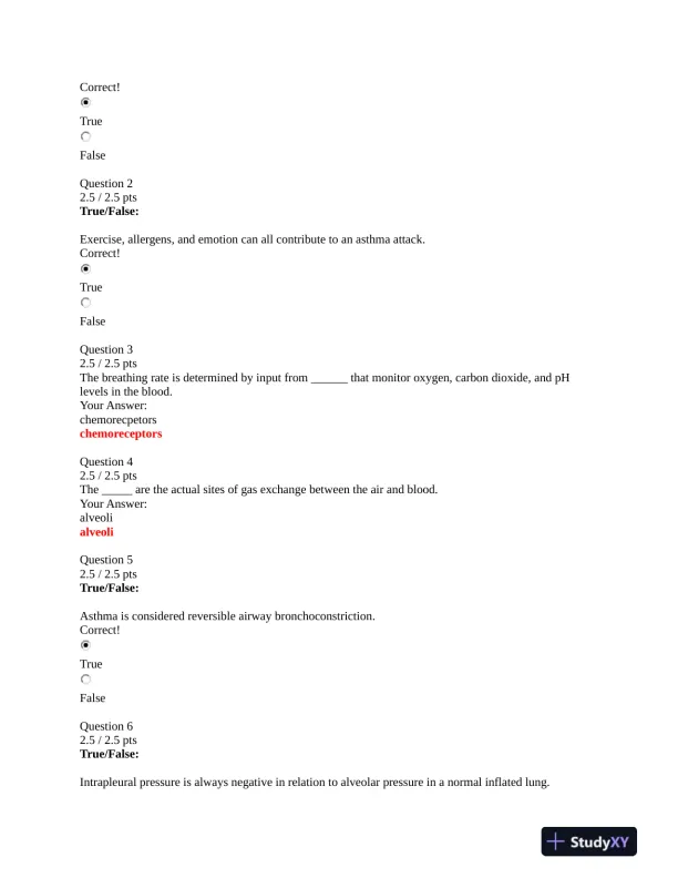 NURS231 Portage Learning Pathophysiology Module Exam 5 With Answers (22 Solved Questions) - Page 3 preview image