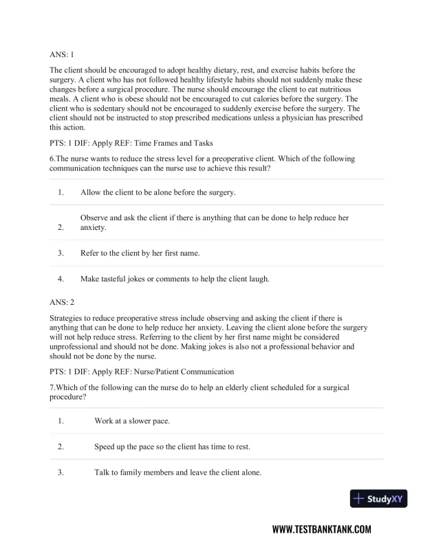 CURRENT Medical Diagnosis and Treatment 2019 58th Edition Test Bank - Page 22 preview image