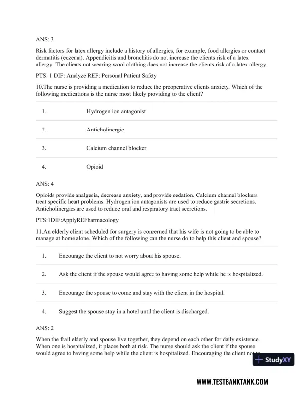 CURRENT Medical Diagnosis and Treatment 2019 58th Edition Test Bank - Page 24 preview image