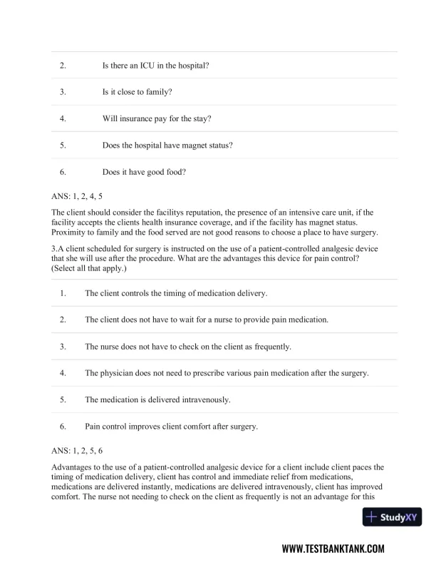 CURRENT Medical Diagnosis and Treatment 2019 58th Edition Test Bank - Page 27 preview image