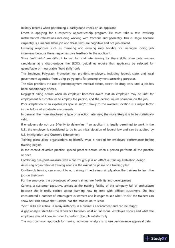 Liberty University BUSI 342 Exam 2 Test Complete Solutions Correct Answers Key - Page 3 preview image