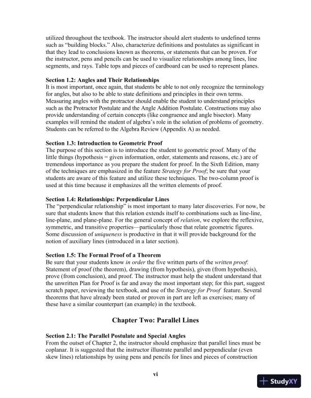 Solution Manual For Elementary Geometry for College Students, 7th Edition - Page 6 preview image