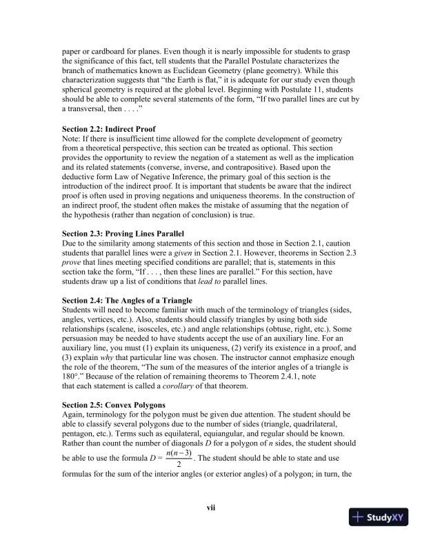 Solution Manual For Elementary Geometry for College Students, 7th Edition - Page 7 preview image
