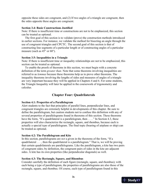 Solution Manual For Elementary Geometry for College Students, 7th Edition - Page 9 preview image