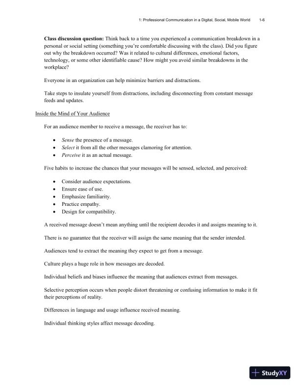 Excellence in Business Communication, 12th Edition Class Notes - Page 10 preview image