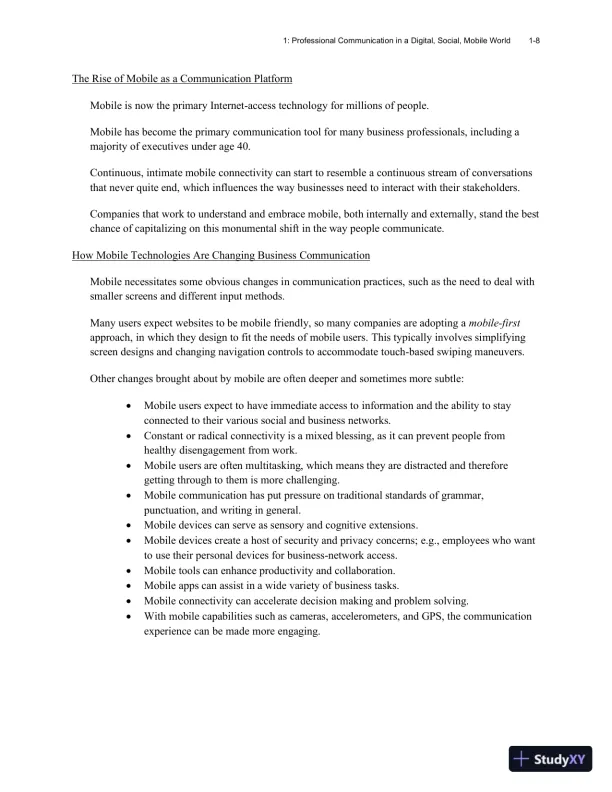 Excellence in Business Communication, 12th Edition Class Notes - Page 12 preview image